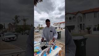 We EMPTIED his Paleta Cart :)