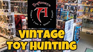 Vintage Toy Hunting @ The Toy Addicts toy store San Diego MOTU Super7 TMNT Star Wars figures