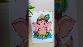 vighnaharta 🌼 #cutebappa #lambodara #ganesh #ganpatibappa #artlovers #painting