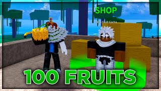 Blox Fruits, But I Rolled 100 Fruits In First Sea