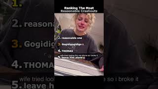 Ranking The Most Reasonable Crashouts