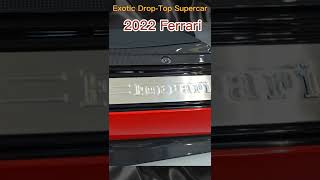 Drop Top Supercar 2022 Ferrari F8 Spider 2022 Ferrari 488 Pista Spider Exotic p8