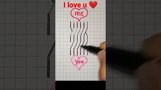 How to draw love ❤❤❤ #DiaDosNamorados #love #art #iloveyou  #artify #drawing #aesthetic #shorts