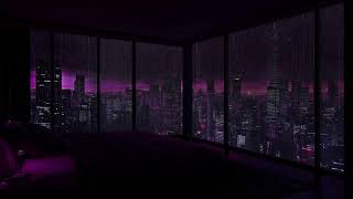 City Apartment Rain Ambience | Relaxing Rain Sounds for Deep Sleep, Focus & Stress Relief | ASMR