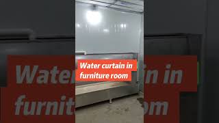 Furniture painting room water curtain #watercurtain #paintingroom #furniture #furniturepainting