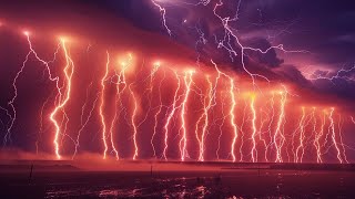 Heavy Thunderstorm Sounds | Relaxing Rain, Loud Thunder & Lightning Ambience for Sleeping, Relax