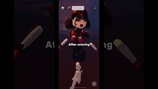 Before and after! Dti | Roblox game DRESS TO IMPRESS | sh #robloxfashion