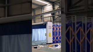 Retractable painting room  #spraybooth #paintingroom #paintingmachine #paintbooth #paintings
