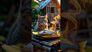 HUNGRY CAT😸PART-1  #ai #cat #shorts #emotional