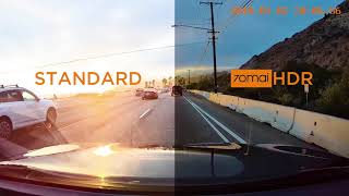 70mai Dash Cam Pro Built-in WiFi, Voice Control, APP Control Dashboard, HD 1080P, 130° Wide Angle