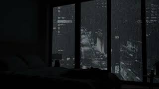 Chill with Rain Sounds on Window - Rain & Thunder Sounds for Deep Sleep, Healing, Relax, Meditation
