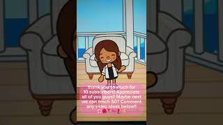 thank you, truly appreciate all the the support! Will reply to all comments!#fyp #tocaboca #pretty