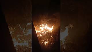 Fire behind the house 🏠