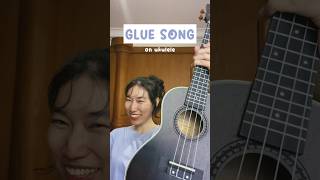 Glue Song tutorial under 1 min🌸 #gluesong #beabadoobee #ukulele #ukuleletutorial #ukulelesong
