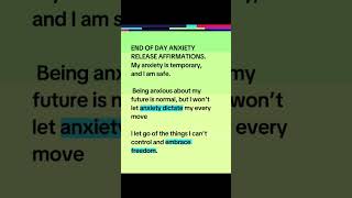 #socialanxiety #anxietyrelief #anxietysupport #affirmativeaction