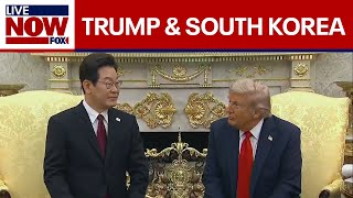 President Trump meets with South Korean President, takes questions on Russia-Ukraine, tariffs
