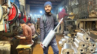 Incredible Manufacturing Process Of Making 250cc Auto Rickshaw Silencer In A Factory
