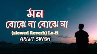 Bangla Lofi song || (মন বোঝে না) | slowed+Reverb+Lo-fi | #Rdmusiczone #arijitsingh #Banglalofi