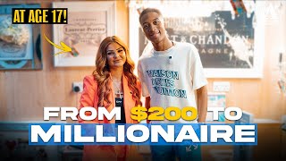 Meet this 17 year old Millionaire who started with only £200!