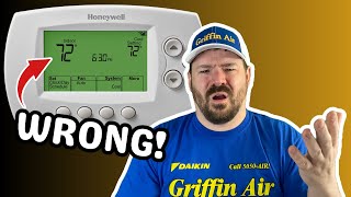 Thermostat temperature reading incorrect!
