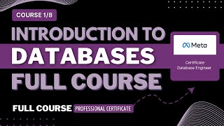 Introduction to Databases FULL COURSE || How to Become a Introduction to Databases Expert | Course 1