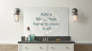 Desilvered Mirror - How to Fix Mirror Desilvering with MirrorMate Frames