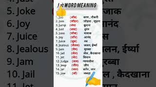 important words 👍 english sikhne ke liye 👍 please subscribe this channel 🙏