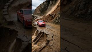 The Road Cracked... Then Swallowed the Rolls-Royce #automobile#shorts