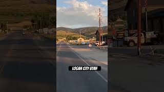 Logan city Utah! #truckdriving #trythatinasmalltown #naturelovers