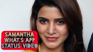 SAMANTHA WHAT'S APP STATUS VIDEO || MOTION EFFECT VIDEO ❤️👍 || #samanthawhatsappstatus
