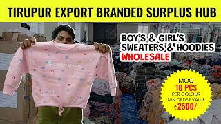 Wholesale Hoodies & Sweaters – Surplus Clothing Direct from Tirupur | Resellers & Boutiques
