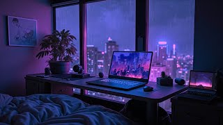 Lofi Hip Hop Beats 💻 Relaxing Lo-fi Chill Tracks with Rain sounds | For Study, Sleep, or Relaxation