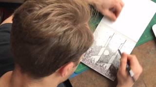 Drawing Time-lapse: The Oregon Convention Center