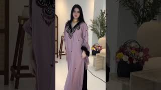 Elegant Arabic Kaftan Dress | Traditional Glamour Meets Modern Grace