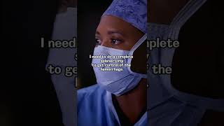 Dr. Bailey didn't dare to operate because of the postoperative infection, but he still saved Gray.