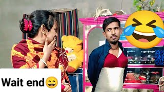 new funny video l wait end l funny king debu