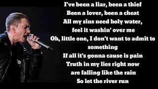 Eminem - River Ft. Ed Sheeran  ( Lyrics / Lyrics video )