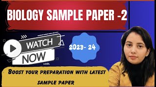 CBSE Sample paper | biology class 12 | 2023-24 with Solution | by MedBio classes |