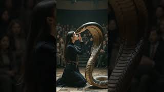 A Woman Fuses with A Snake on AGT #americagottalent #agt #magic #talent　#shorts