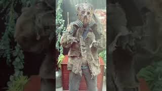 Jason voorhees gets art therapy Annie Sloan chalk paint Friday the 13th furniture distressed