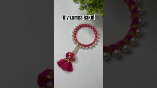 Diy Lumba Rakhi #diy #shorts #rakshabandhan2025 #lumbarakhi #rakhi #handmade #trending #viralshorts