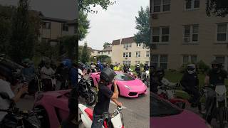 Biggest mini Monday yet🔥 #lamborghinigallardo #rideout #minneapolis #ebike #minibike #dirtbike