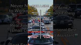 A OR B? WHAT SIDE🤔 #porsche #sportscar #carsandcoffee #southoc #tiktokshopaffiliate #donuts #rich