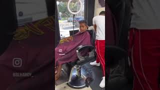 He’s on the Spectrum. Getting a hair cut #spectrumlife ,#barber ,#autism ,#shortsfeed