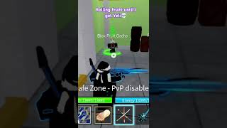 I roll a mithical fruit in blox fruit #roblox #bloxfurit #gamming