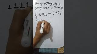 LMRCJE BINARY code to GRAY code and GRAY to BINARY code digital electronics UPPCL je Ae