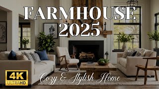 4K Modern Farmhouse Interior Ideas for a Cozy & Stylish Home | 2025 Trends