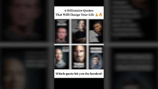 6 Billionaire Quotes That Will Change Your Life 💰🔥 #shorts #billionaire #quotes