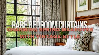 Charming Spring Makeover: Rare Easter Curtains to Infuse Vintage Style into Your Bedroom