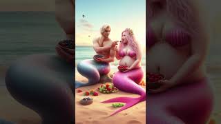 When mermaids falls in Love  #babygirl #mermaid #shortvideo